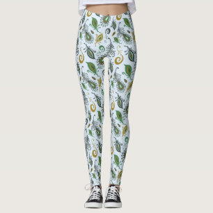 Leggings Diversas plumas coloridas