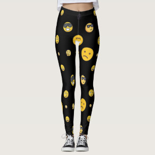 Leggings Diversión, amor, sonriente, feliz emojis lindas tr
