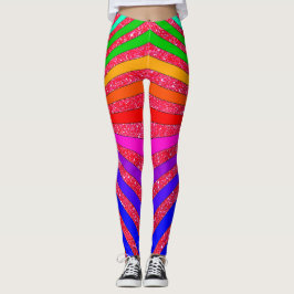 Leggings Diversión brillante de moda del arte pop de