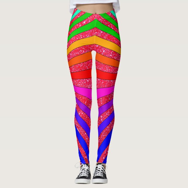 Leggings Diversión brillante de moda del arte pop de (Anverso)