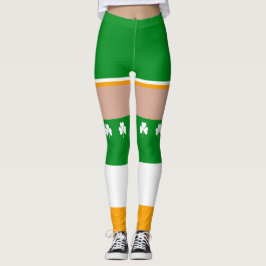 Leggings Diversión del Día de la Novedad de Sta Patrocinado