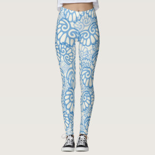 Leggings Divertido Blue Seashell