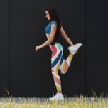 Leggings Divertido colorido abstracto elegante diversión<br><div class="desc">Disfrute de la comodidad y el estilo con nuestras modernas y coloridas leggings. Con un elegante y divertido patrón abstracto por todas partes, estas leggings son perfectas para mujeres ocupadas que quieren lucir sin esfuerzo y con estilo. Realizadas con sumo cuidado, ofrecen un ambiente agradable y están diseñadas para que...</div>