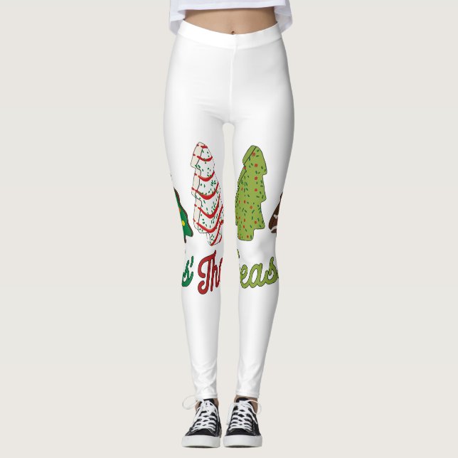Leggings Divertido Esto Es La Temporada De Los Pasteles De  (Anverso)