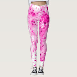 Leggings Divertido, lindo, artístico, salpicador de pintura