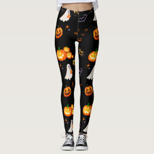 Leggings Divertido murciélago fantasma de la Calabaza Bruja