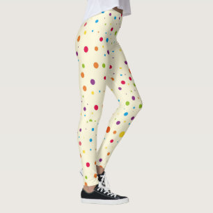 Leggings Divertidos puntos extravagantes de polka