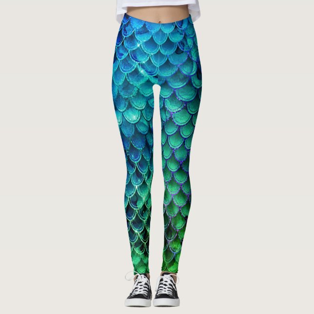 Leggings DIY: Crear tu propia vestimenta de sirena de pesca (Anverso)