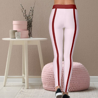 Leggings DIY Pet Lover Cat Mom BFF Pink Red Valentine's Day