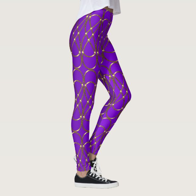 Leggings Doble infinito oro antiguo + tus ideas (Derecha)