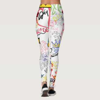 Leggings Dolce Gabbana New Season Modern Typography Design