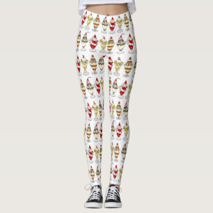 Leggings Domines de helados retro