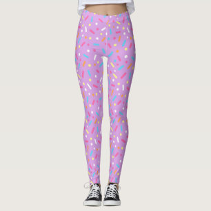 Leggings Dona con glaseado morado y sprinkles adorable