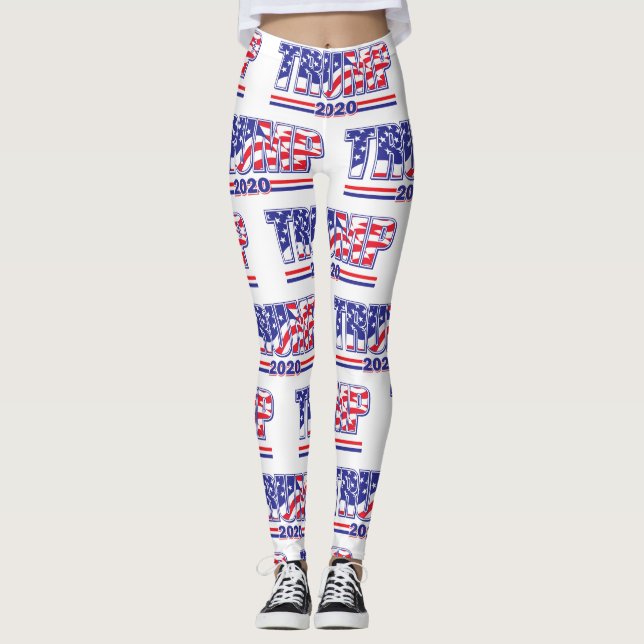 Leggings Donald Trump por el presidente Trump 2020 (Anverso)