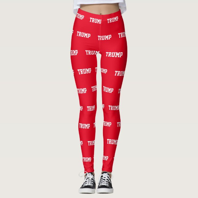 Leggings Donald Trump presidente rojo republicano (Anverso)