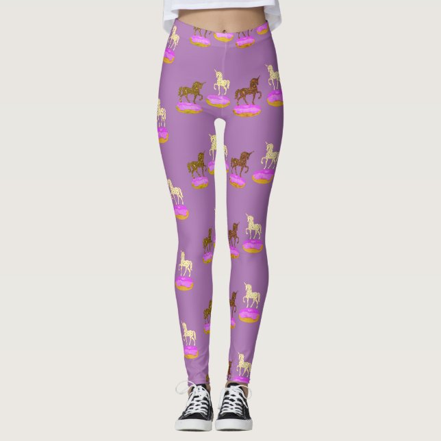 Leggings Donas Dulces Arte de Unicornios (Anverso)