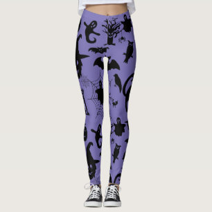 Leggings Donde Spooky conoce la sofisticación, tema de Hall
