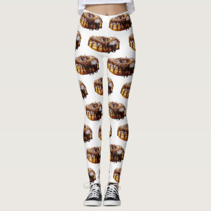 Leggings Donut decadente de SlipperyJoe's cubierto de grues
