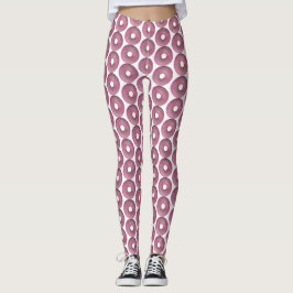 Leggings Donut rosado con rociadores