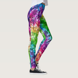 Leggings Doodle Arcoiris