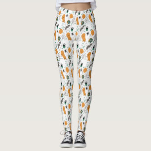 Leggings Doodle de Halloween adorable de calabaza araña fan