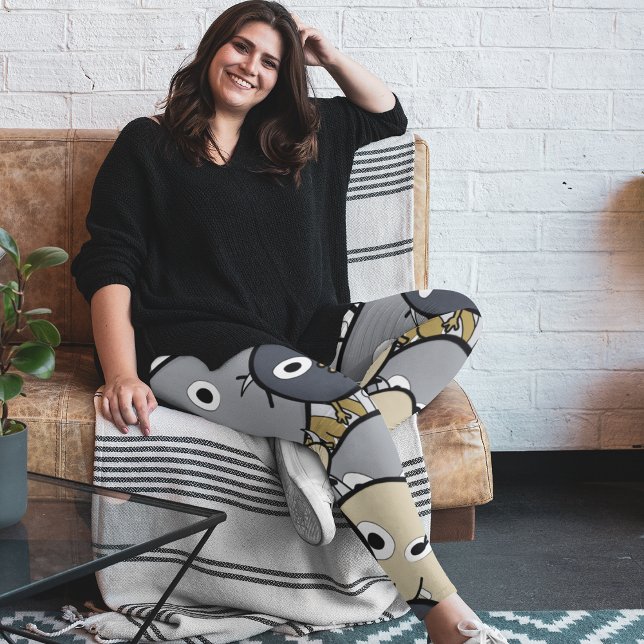 Leggings doodle monos lindos (Subido por el creador)