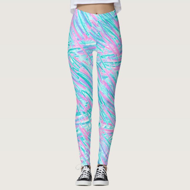 Leggings Doodly Neon Nostalgic (Anverso)