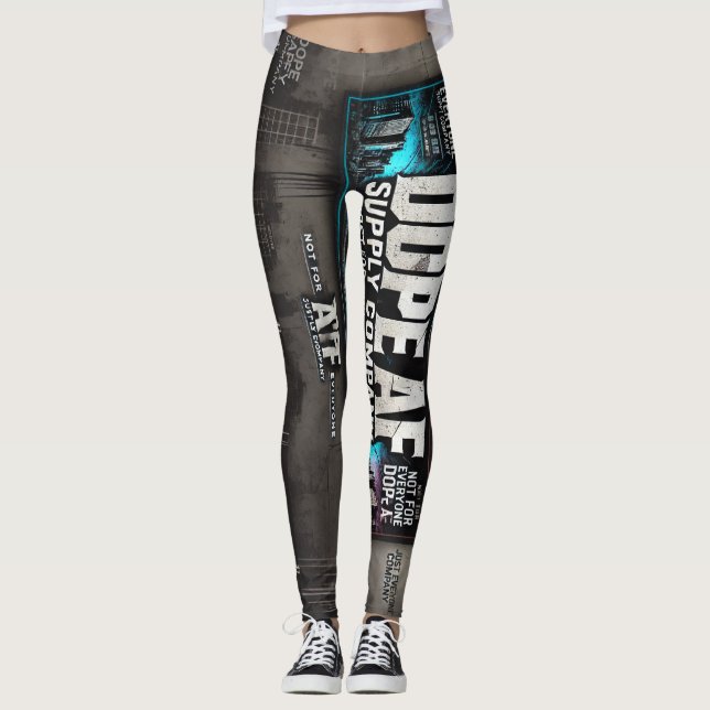 Leggings Dope_AF piernas de estiramiento atlético (Anverso)
