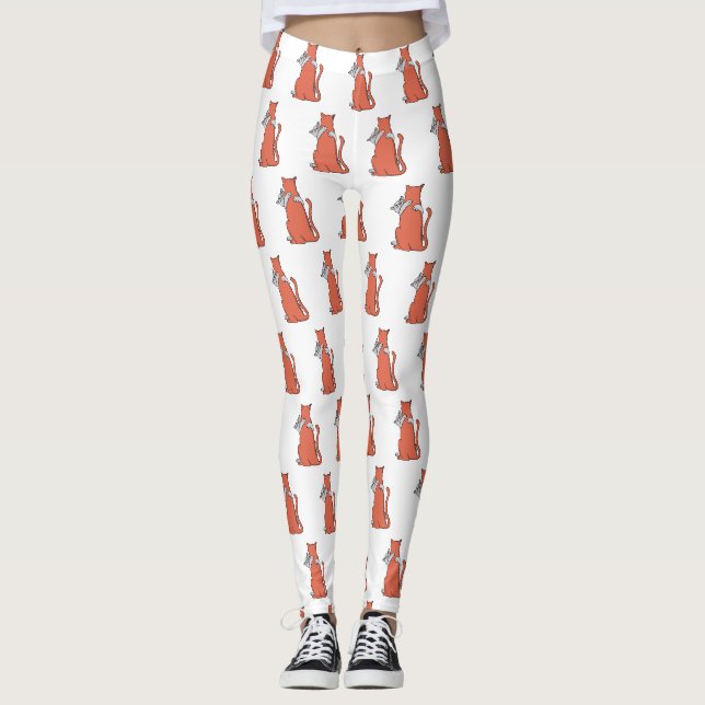 Leggings Dos Gatos Abren Amistad (Anverso)