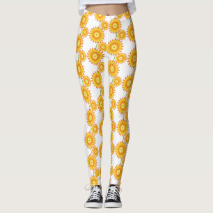 Leggings Dos plantas de girasol Thunder_Cove