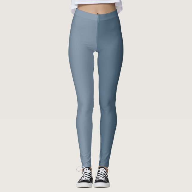 Leggings Dos tonos - azul (Anverso)