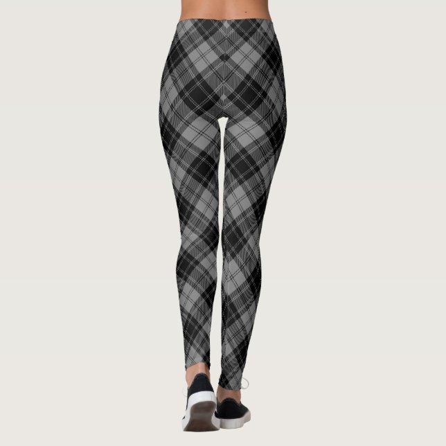 Leggings Douglas tartan negro (Reverso)