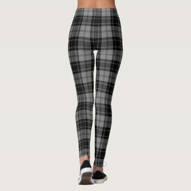 Leggings Douglas tartan negro (Reverso)