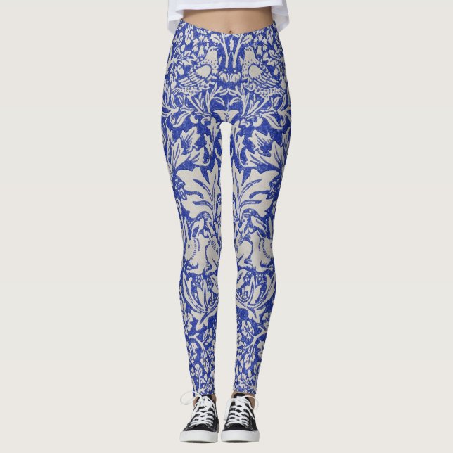 Leggings Dove y Conejo, William Morris (Anverso)