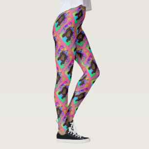 LEGGINGS DOXIE NEGRO DE PELO LARGO