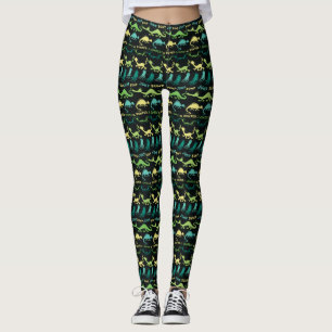 Leggings Dr. Seuss   Patrón de Halloween "Bump Jump"
