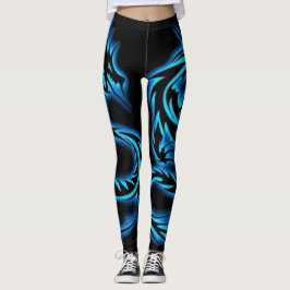 LEGGINGS DRAGÓN AZUL