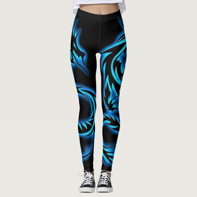 LEGGINGS DRAGÓN AZUL (Anverso)