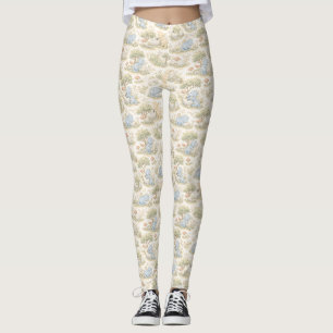 Leggings Dragón Bebé Adorable Patrón Bosque Pastel (1)