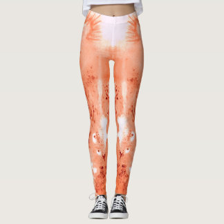 Leggings Dragón de coral/óxido