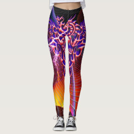 Leggings Dragón de fantasía que escupe fuego