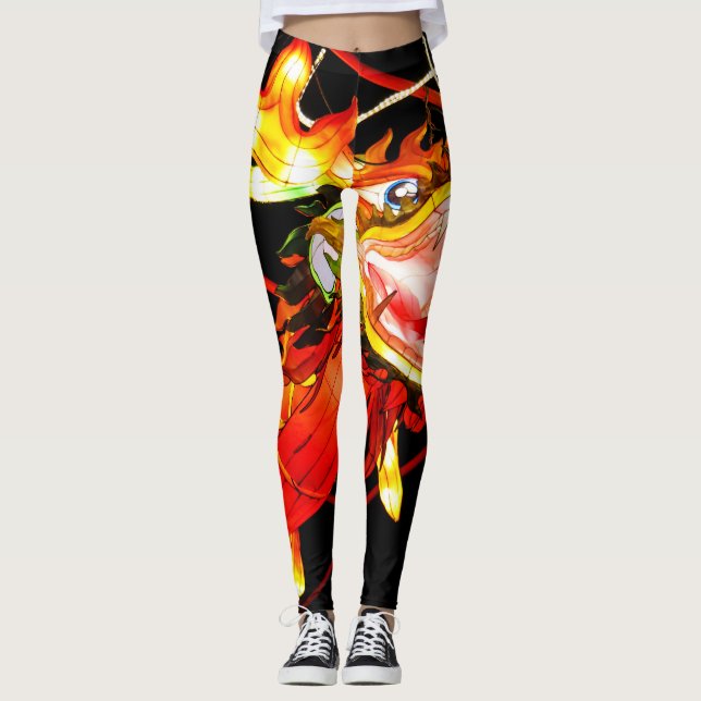 Leggings Dragón de fuego Zhulong (Anverso)