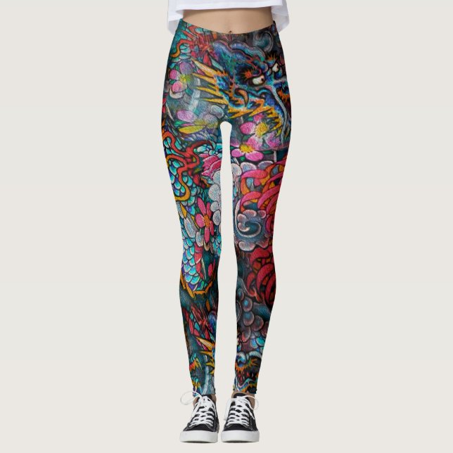 Leggings Dragón doble (Anverso)