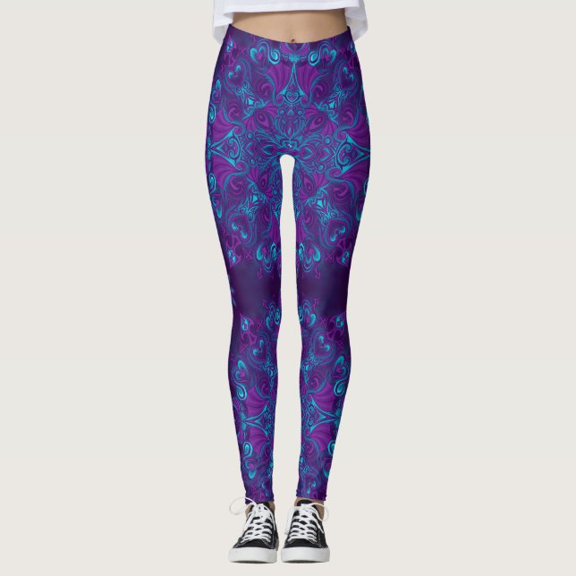 Leggings Dragon Heart Radial Art (Anverso)