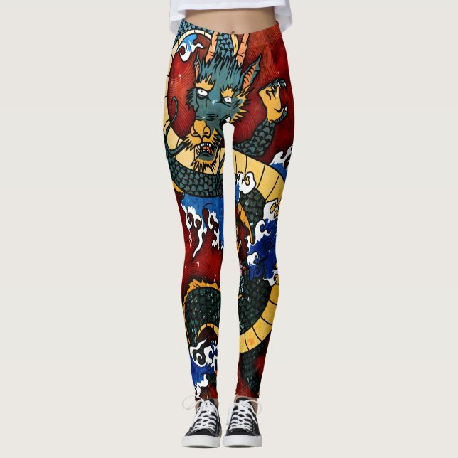 Leggings Dragón japonés (Anverso)