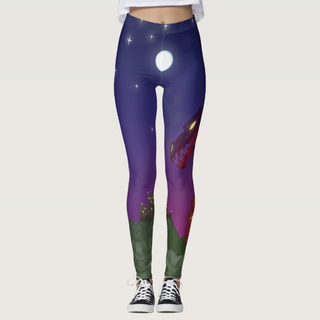 Leggings Dragón medieval (Anverso)
