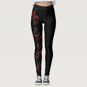 LEGGINGS DRAGÓN ROJO AÑO DEL DRAGÓN