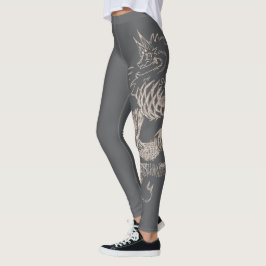 Leggings Dragon sketch