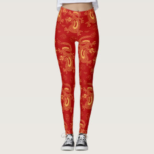 Leggings Dragón zodiaco chino, feliz año nuevo