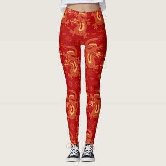 Leggings Dragón zodiaco chino, feliz año nuevo